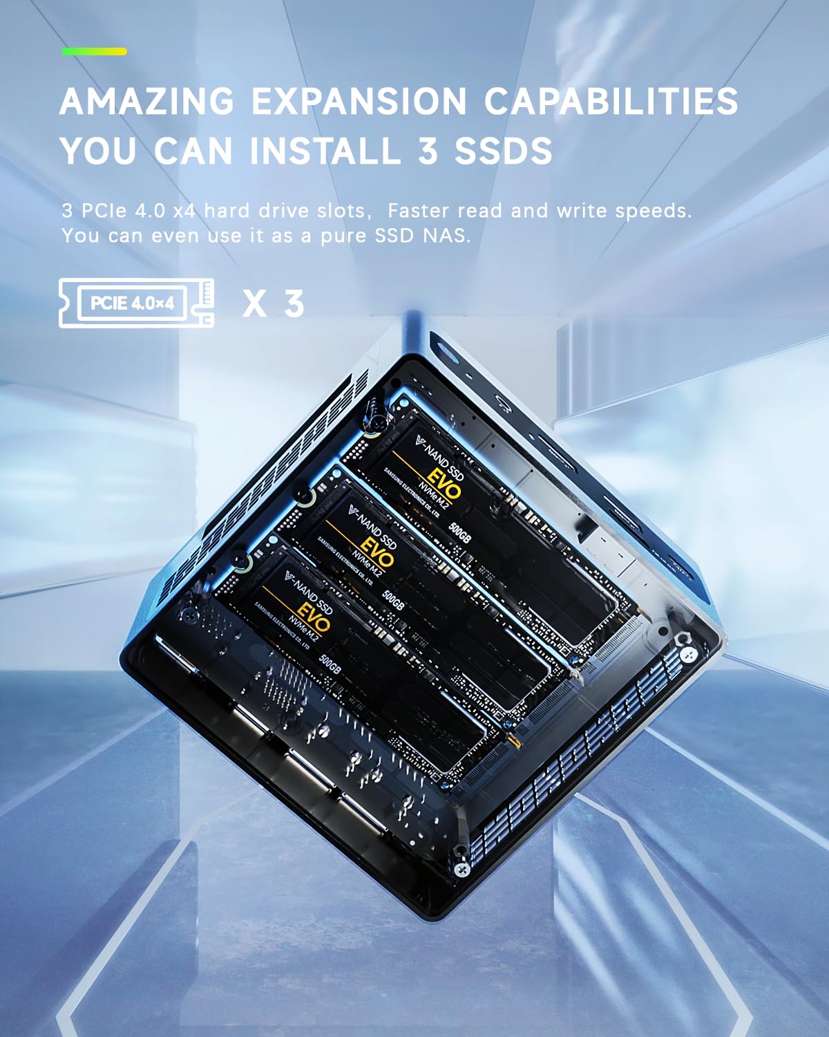 AOOSTAR Mini PC GEM10 6800U 32+1T | Amazon.com.br